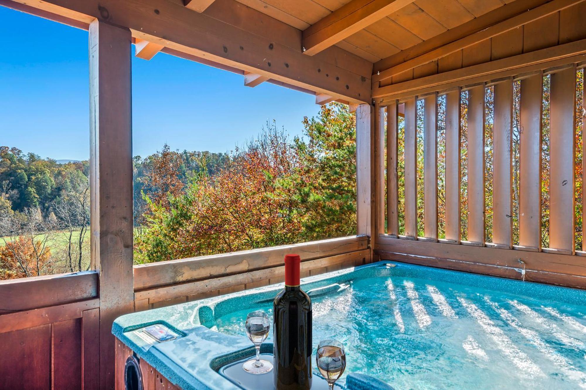 Bearfoot Pines - True Log Cabin - Wi-Fi, Hot Tub, Fishing, Deck With Views! - Mins To Pf Sevierville Ngoại thất bức ảnh