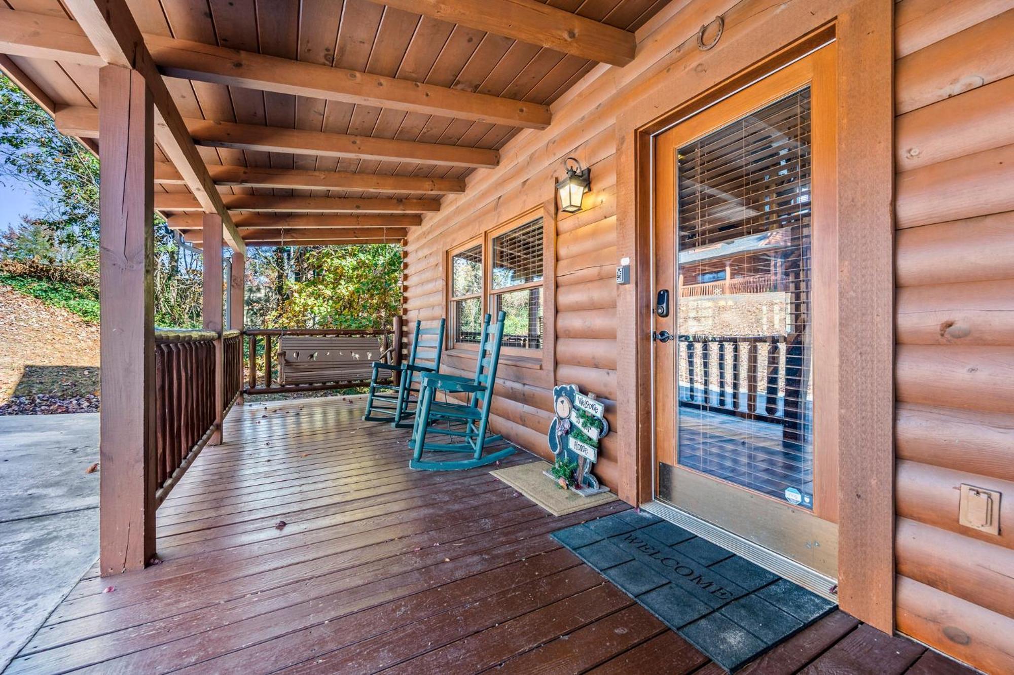 Bearfoot Pines - True Log Cabin - Wi-Fi, Hot Tub, Fishing, Deck With Views! - Mins To Pf Sevierville Ngoại thất bức ảnh