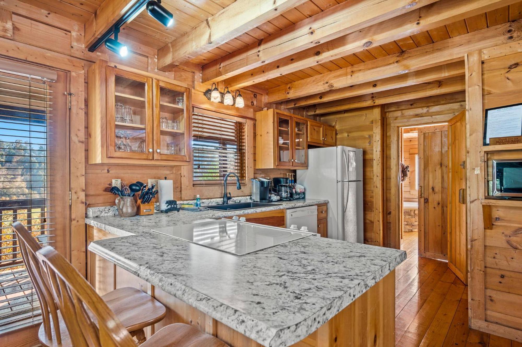 Bearfoot Pines - True Log Cabin - Wi-Fi, Hot Tub, Fishing, Deck With Views! - Mins To Pf Sevierville Ngoại thất bức ảnh